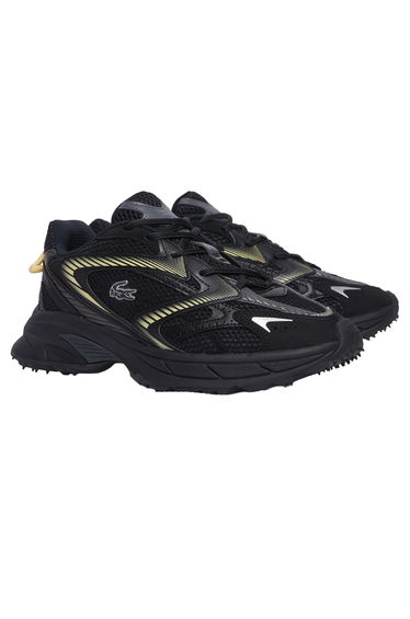 Lacoste Mens L003 Neo Shot Trainers - Black