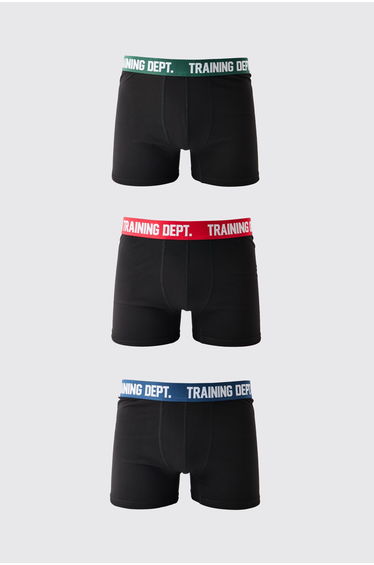 Training Dept Cotton Boxers 3 Pack - multi