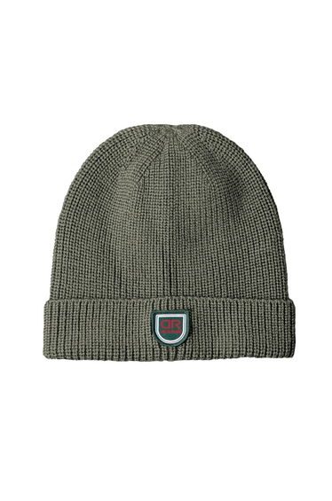 Merino Wool Beanie Forest Green
