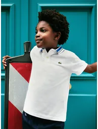 تيشيرت بولو أبيض