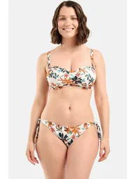 Stay Cation High Cut Bikini Bottoms in Floral Print