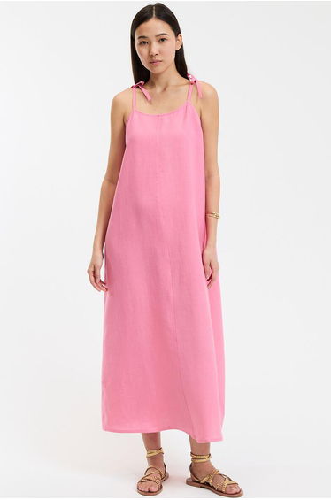 Linen Full Maxi Dress.