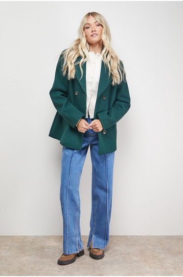 Double Breasted Blazer Coat