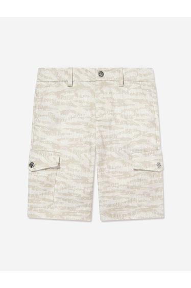 Boys Bermuda Shorts in Beige