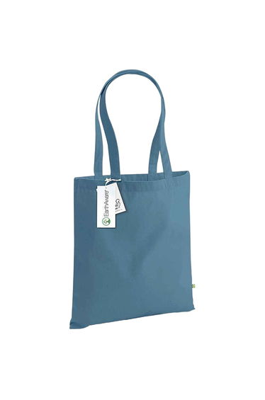 Westford Mill EarthAware Organic Shopper Bag - Airforce Blue