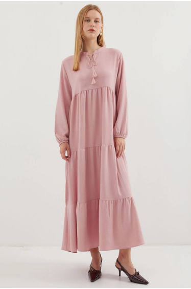 BDART Maxi Dress with Bow Tie