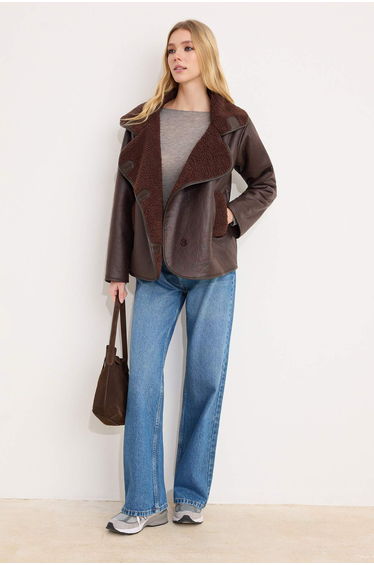 Brown Regular Coat