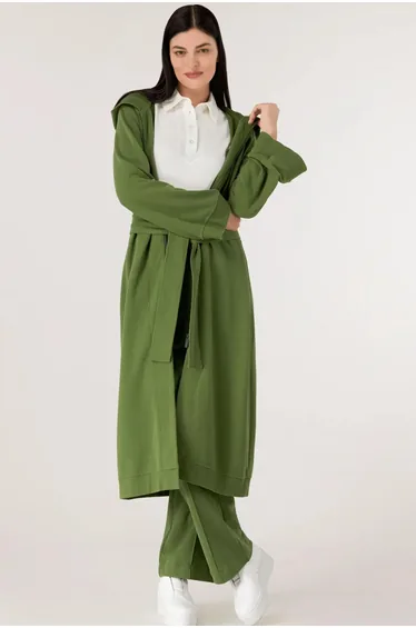 عباية كياني قطن  باللون الاخضر