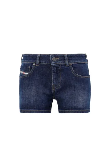 شورت برمودا ديزل أزرق بقصة مستقيمة