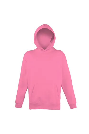 Awdis Childrens Unisex Electric Hooded Sweatshirt / Hoodie / Schoolwear - Electric Pink