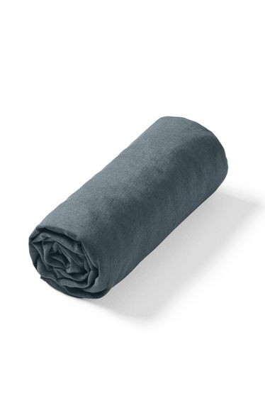 ELINA Pre-Washed Linen Fitted Sheet