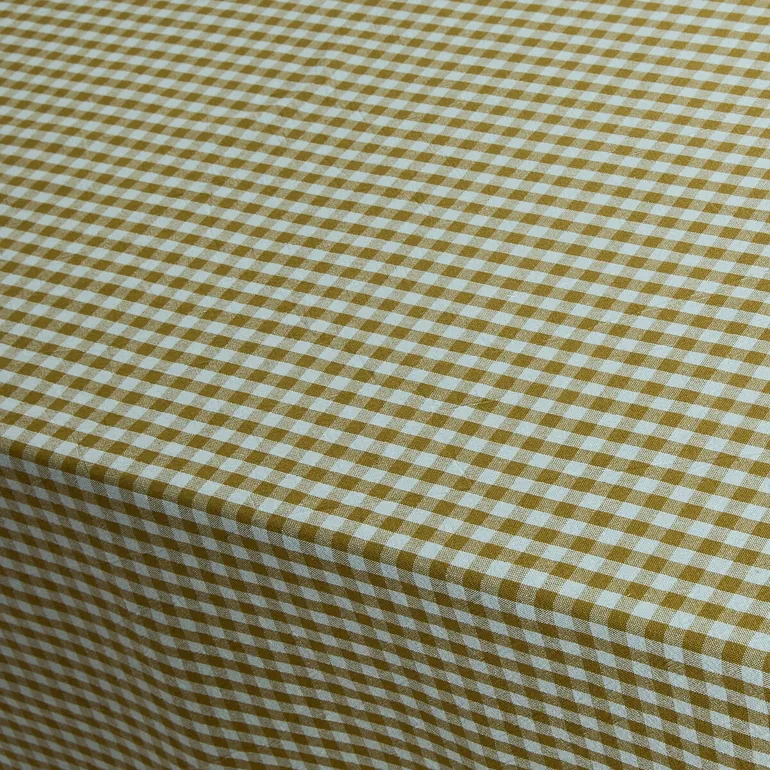 Bethany Checked Two-Tone Cotton Dyed Woven Tablecloth - 4