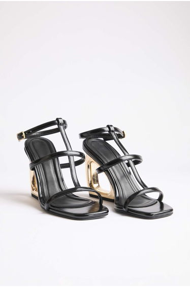 Black Premium Classic Heeled Shoes