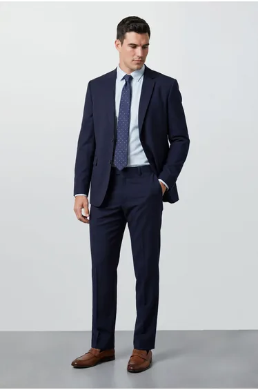 Plus & Tall Navy Essential Suit Jacket