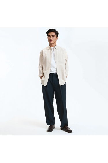 Loose Pleat Front Trousers