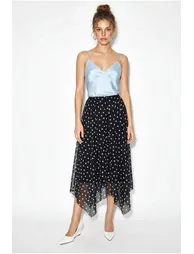 LUCCI Women's Polyester-Elastane Skirt
