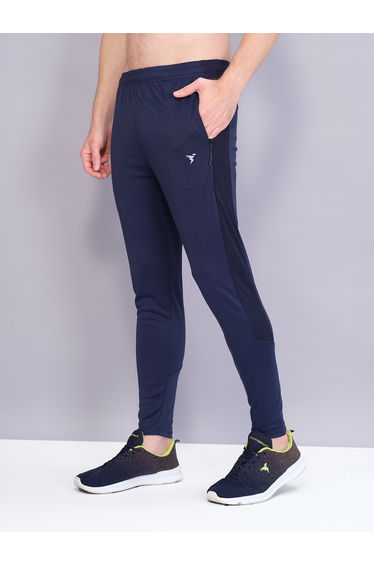 Men Solid Slim Fit Track Pants
