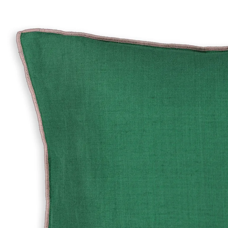 Warna Plain Linen/Cotton Cushion Cover - 1