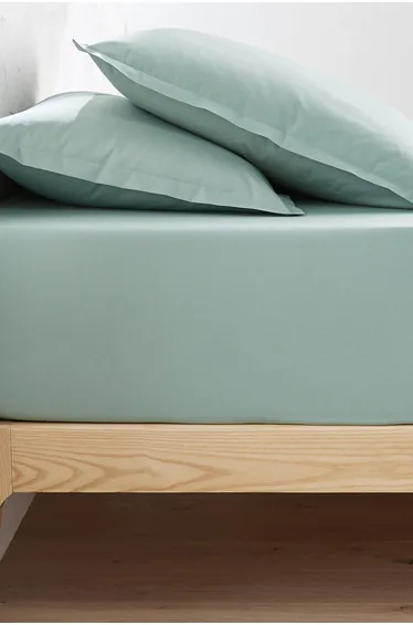 شرشف سرير قطن بحواف مطاطية