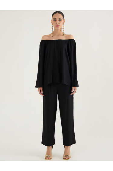 Women Off Shoulder Top and Pants Co-Ords