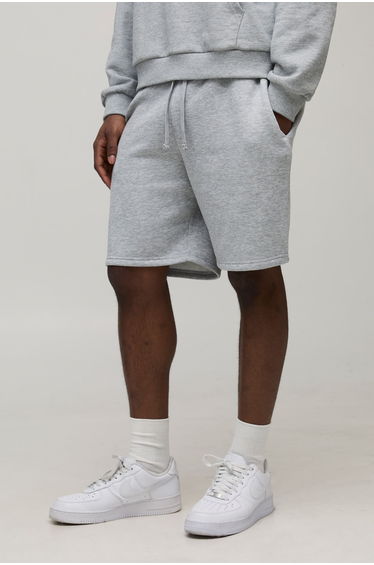 Basic Relaxed Fit Short - grey marl