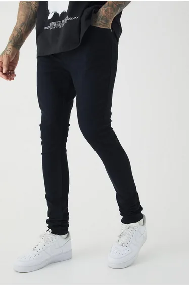 Tall Super Skinny Stretch Jean - true black