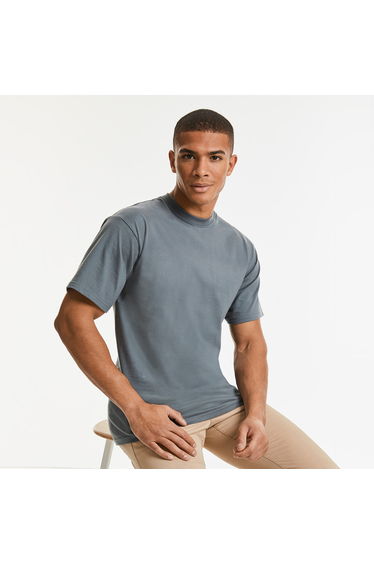 Jerzees Colours Mens Classic Short Sleeve T-Shirt - Convoy Grey