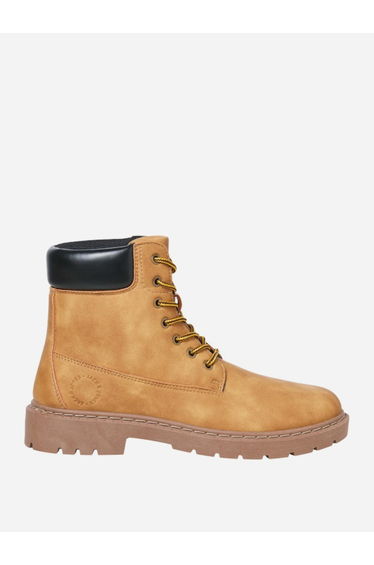 Men Lace Up Ankle Boots