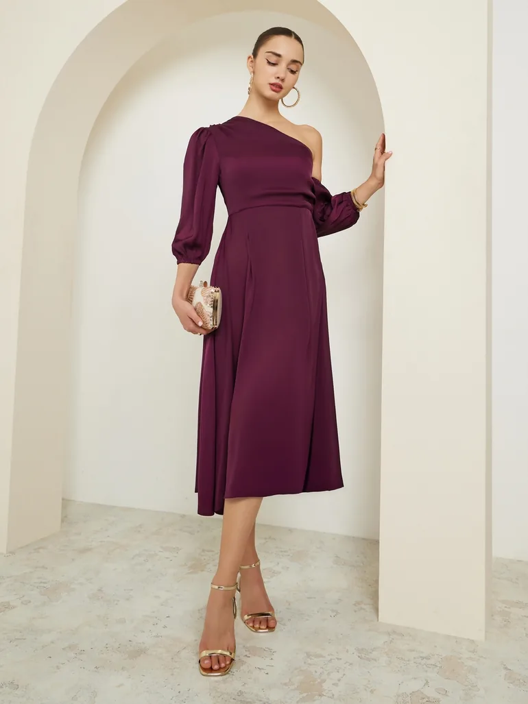 elegant a line midi dress Linen A-Line Midi Dress with Hood, Green Dress, Stylish Linen Wrap Dress, Linen Dress for Women, Long Sleeve Autumn Dress from Heavy Linen,, L / White