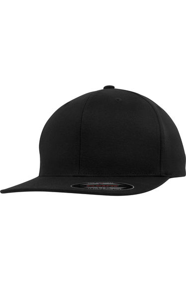 Flexfit by Yupoong Unisex Adults Flat Visor Cap - Black