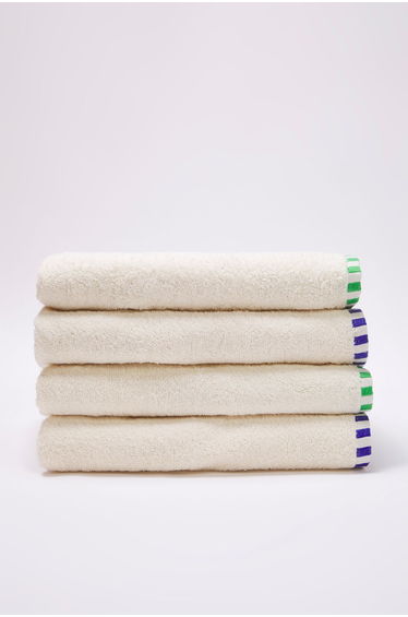 Set of 4 Face Towels 50X80Cm