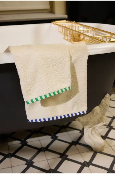 Set of 4 Face Towels 50X80Cm