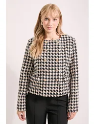 Dogtooth Boxy Fit Utility Jacket - 3