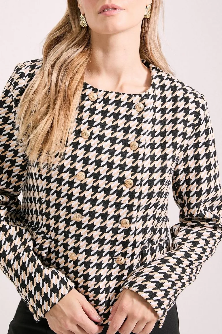 Dogtooth Boxy Fit Utility Jacket - 1