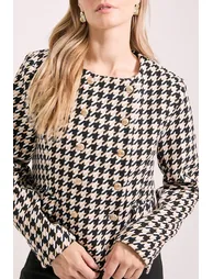 Dogtooth Boxy Fit Utility Jacket - 1