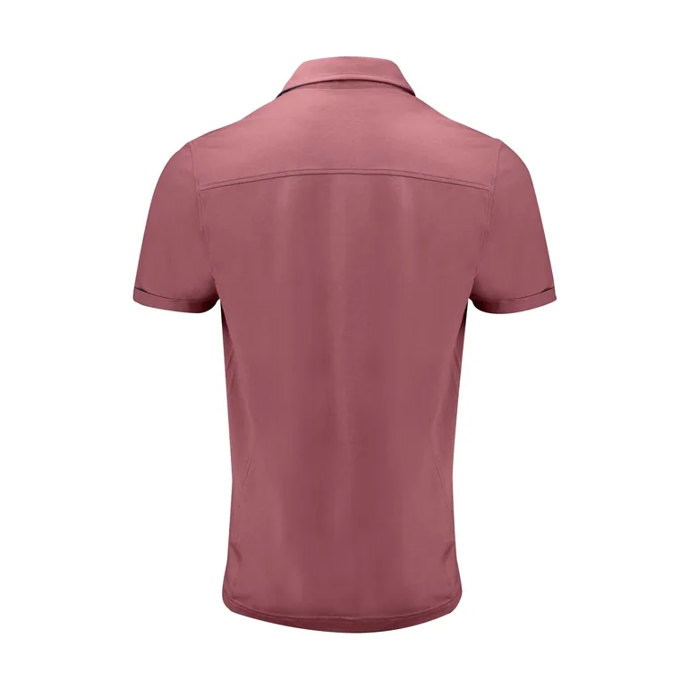 James Harvest Mens American Supreme Polo Shirt - Dusty Red - 1