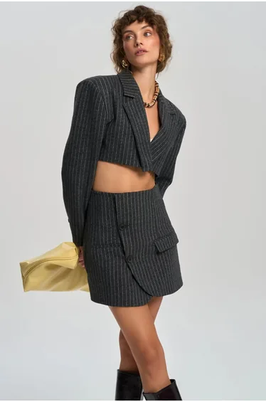 MAI STUDIOS Elegant Jacket-Skirt Set