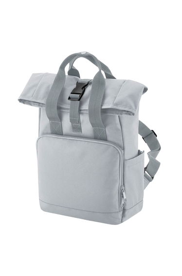 Bagbase Mini Recycled Twin Handle Backpack - Light Grey