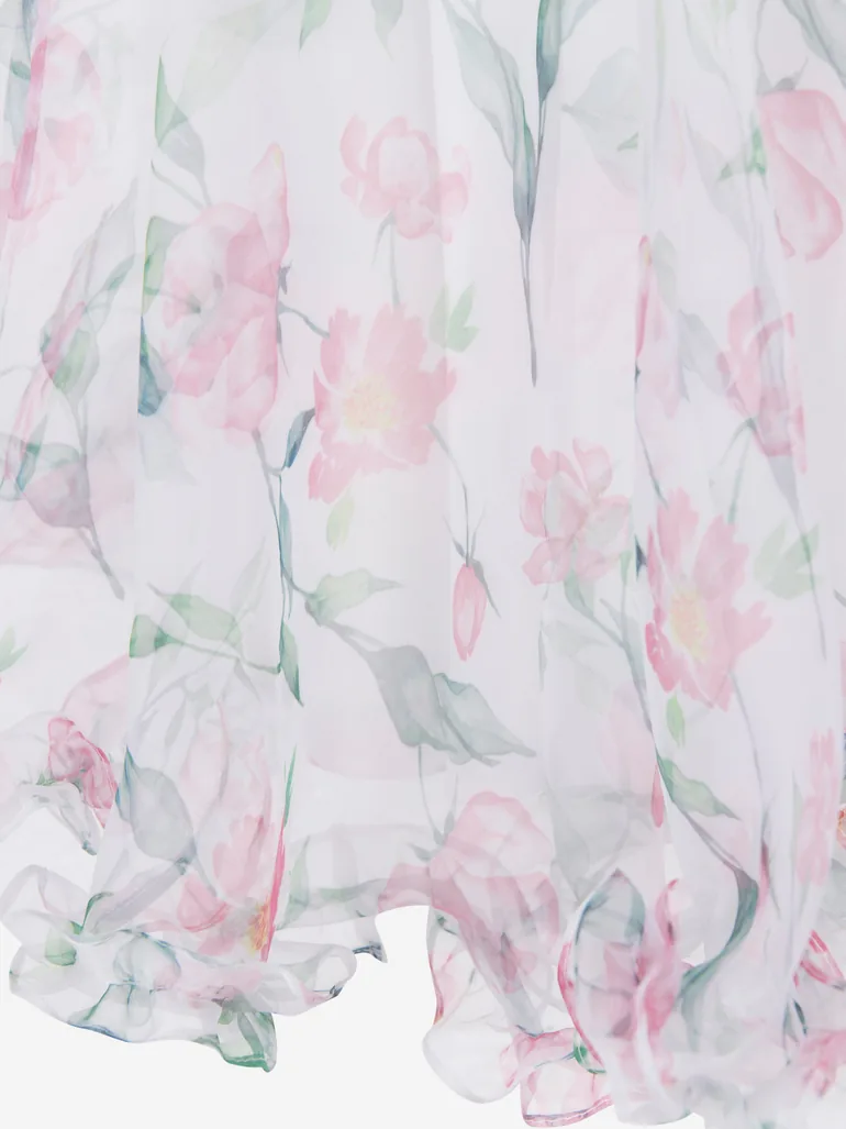 فستان أورجانزا بكشكش - 5