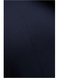 فستان ماكسي بظهر بفيونكة ساتان بأكتاف مكشوفة لون كحلي - 4