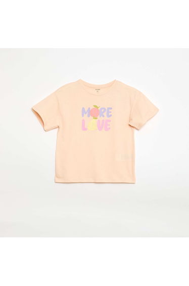 Fantasy Print T-Shirt ORANGE