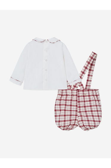 Baby Boys Shirt and Shorts Set in Ivory