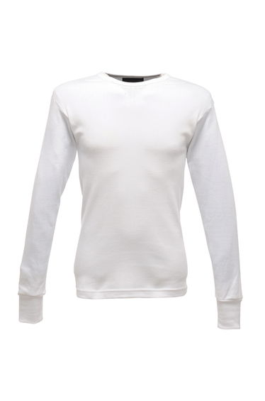 Regatta Thermal Underwear Long Sleeve Vest / Top - White