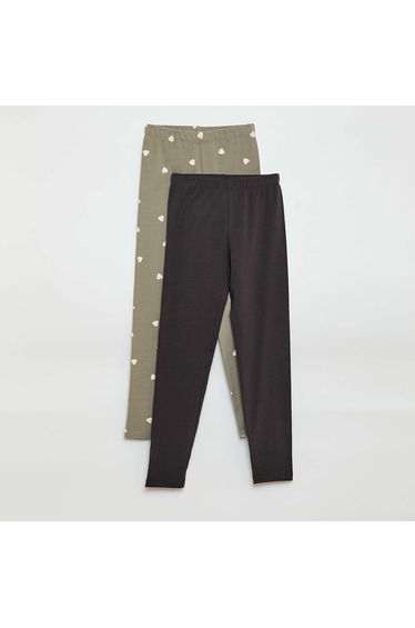 2-Pack of Long Leggings GREEN