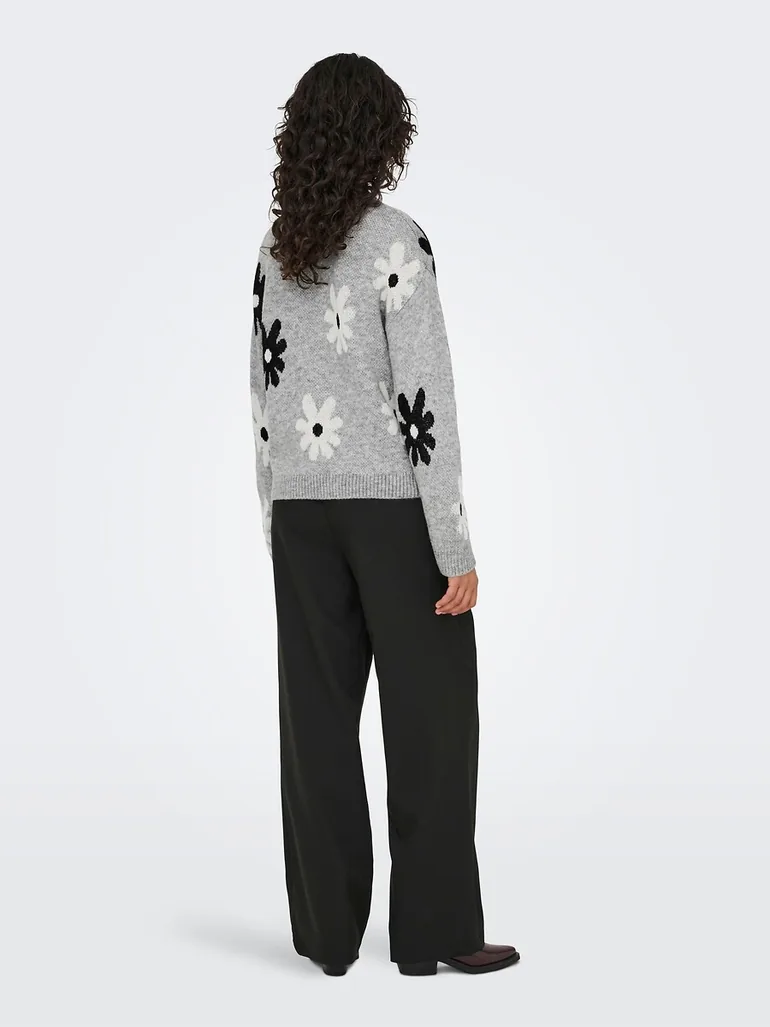 Floral Print Jumper - 3