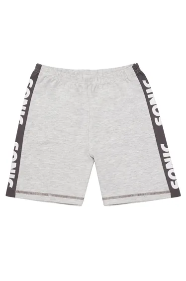 طقم بيجاما شورت ولادي بطبعة