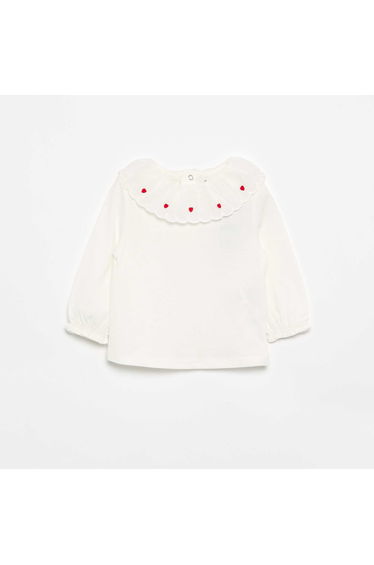Peter Pan Collar T-shirt WHITE