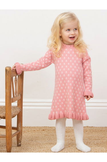 Flower Fable Knit Dress