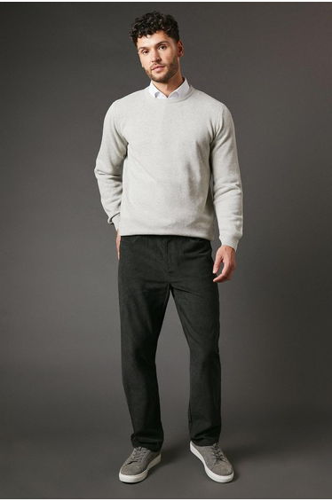 Corduroy Straight Fit 5 Pocket Trouser
