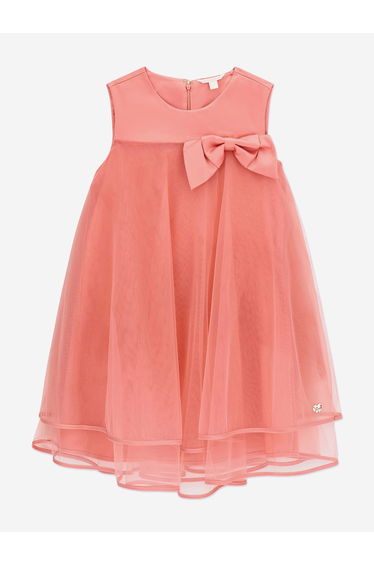 Guess Girls Bow Ceremony Dress in Pink